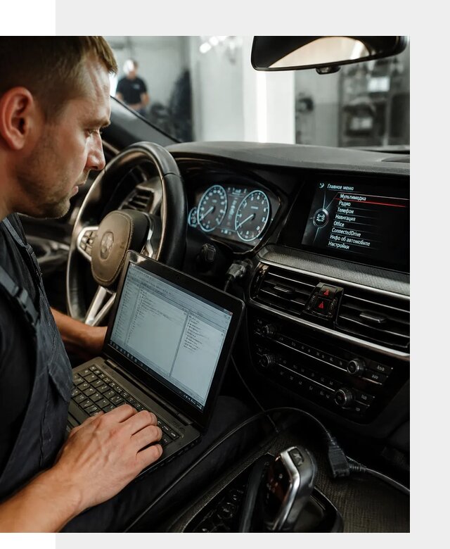 Русификация приборной панели BMW для авто в Рассказове от компании