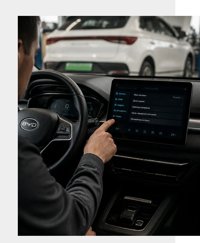 Русификация BYD E2 в Рассказове от 15220 р. | ФастМобиль-Рсз под ключ